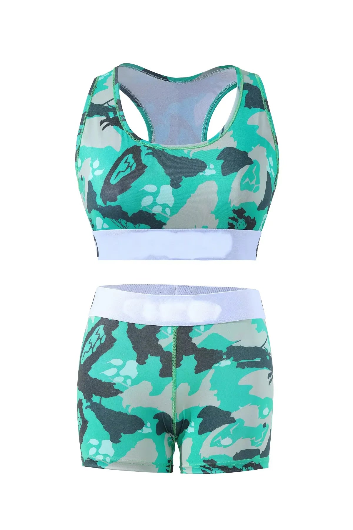 PSD Women's Graffiti Print Two-Piece Bikini Set