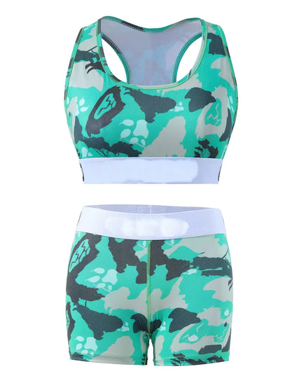 PSD Women's Graffiti Print Two-Piece Bikini Set