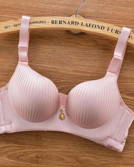 Women's Thickened Adjustable Push-Up Bra with No Steel Ring