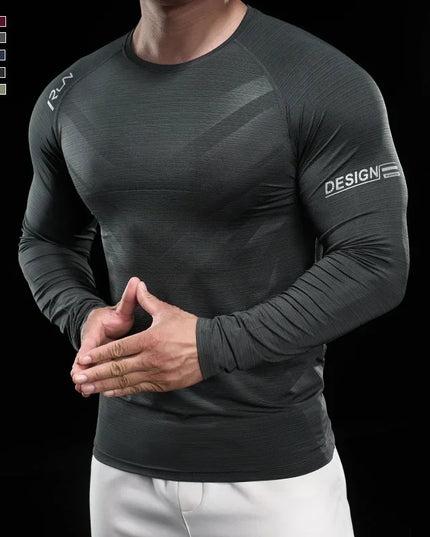 Men's Slim Fit High-Stretch Sweater - Versatile, Lightweight, and Breathable