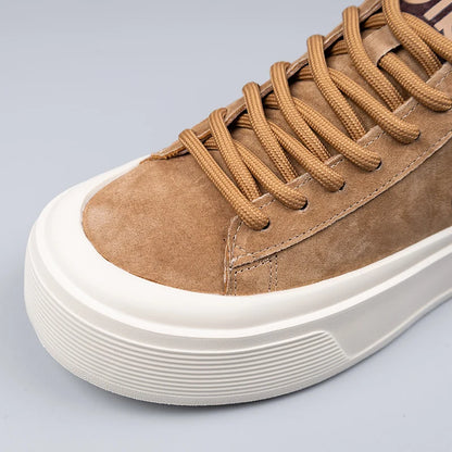 Lightweight Breathable Canvas Men's Sneakers Platform Shoes