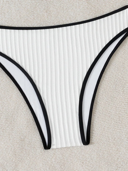 Women's High Waist Strappy Bikini Swimsuit