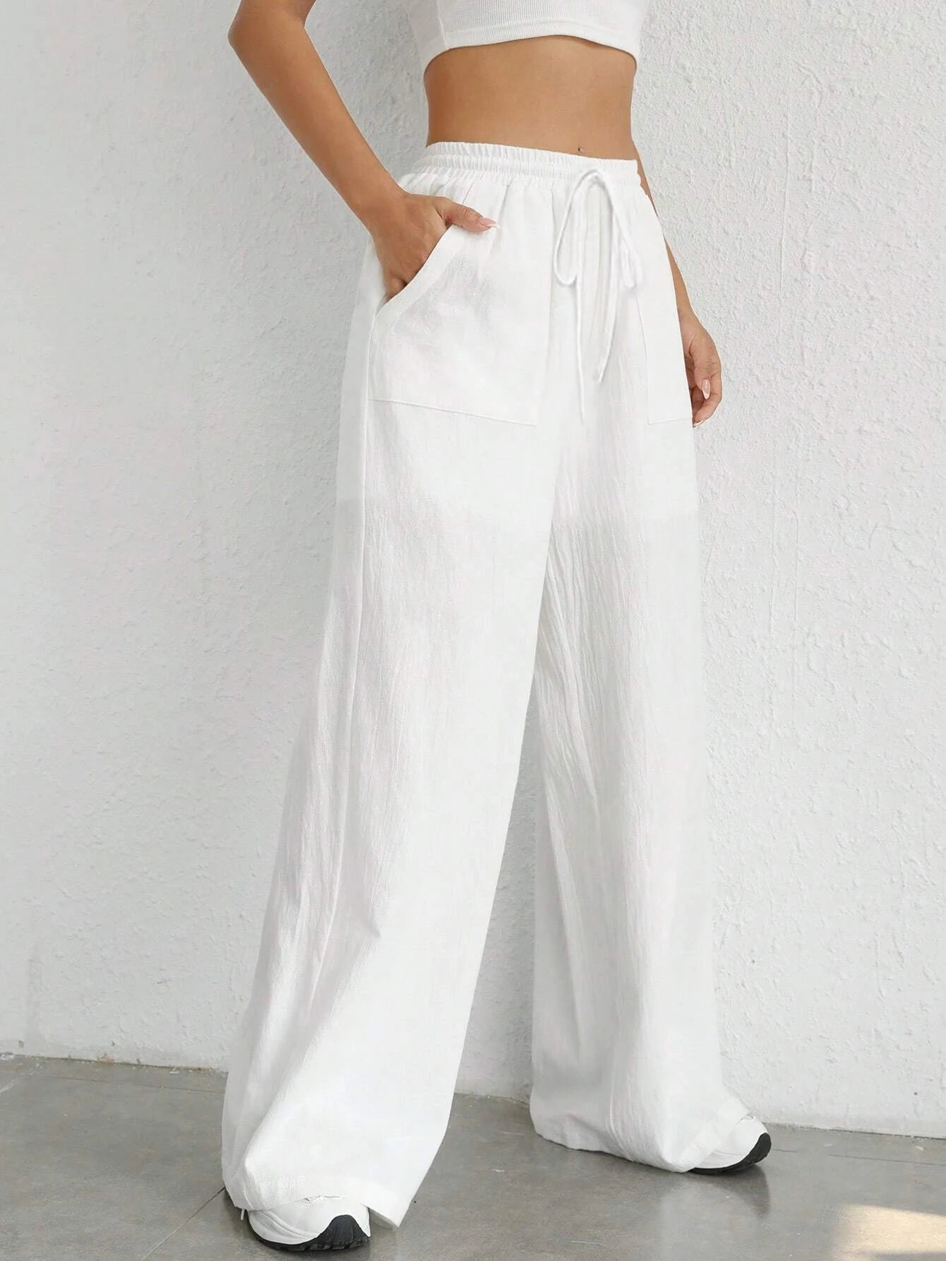 Women's Wide Leg Casual Pants – Comfortable & Trendy Wide-Leg Trousers