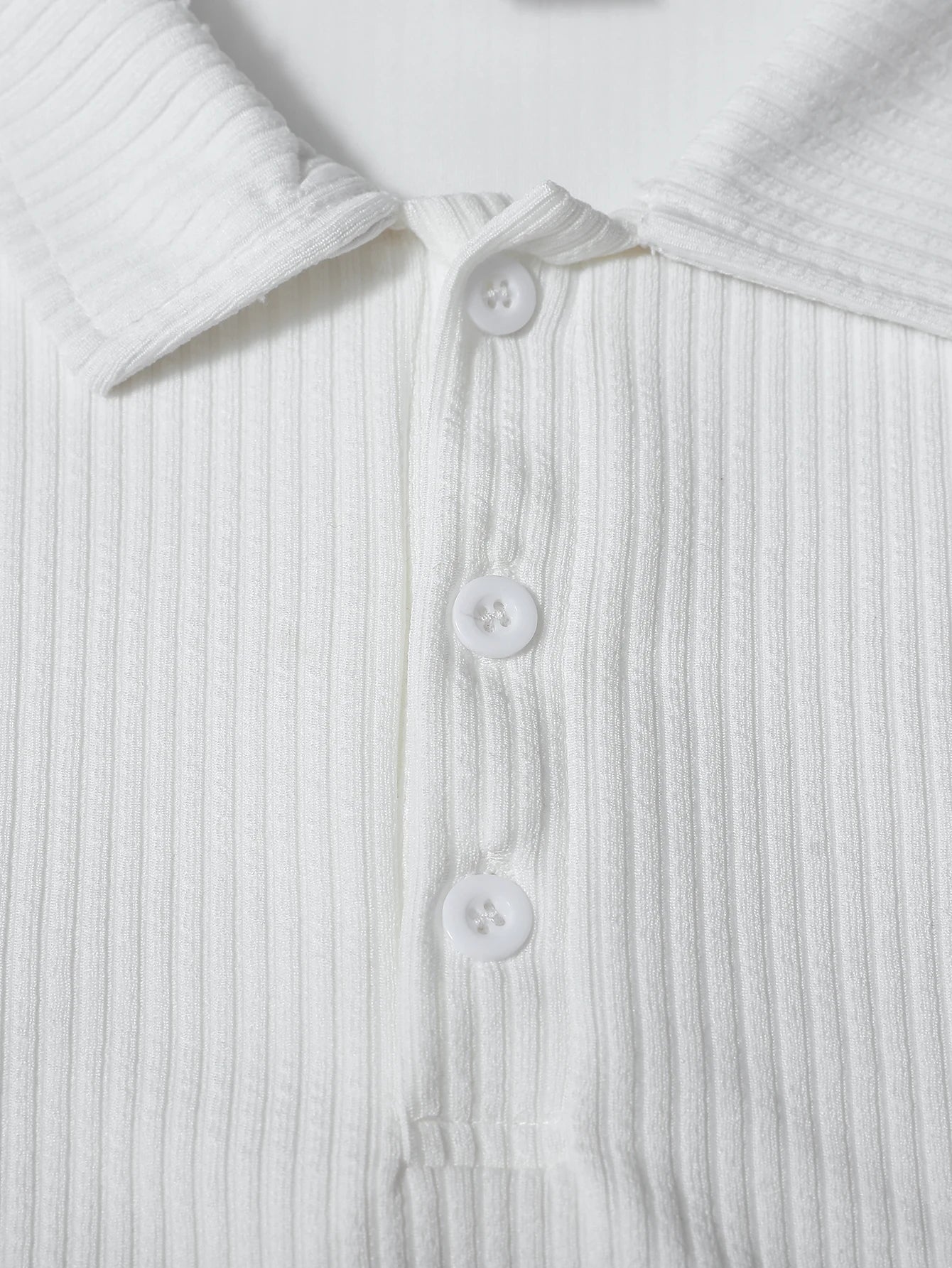 Men's Retro Striped Polo Sweater