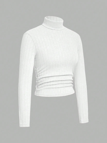 Women's  Long Sleeve Slim Fit Turtleneck Sweater