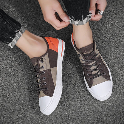 Men's Multicolor Casual Canvas Sneakers