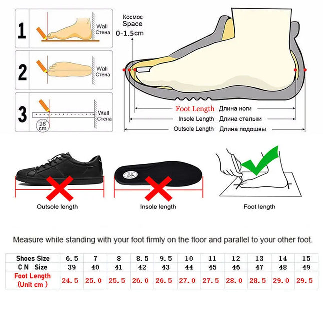 Mens Breathable Lightweight Sneakers - Various Colors