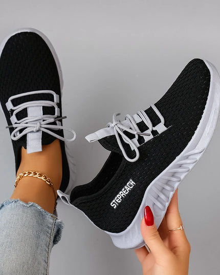Women's Breathable Mesh Flat Sneakers