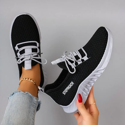 Women's Breathable Mesh Flat Sneakers