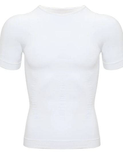 1/2 Piece Men's Body Shaper T-Shirt