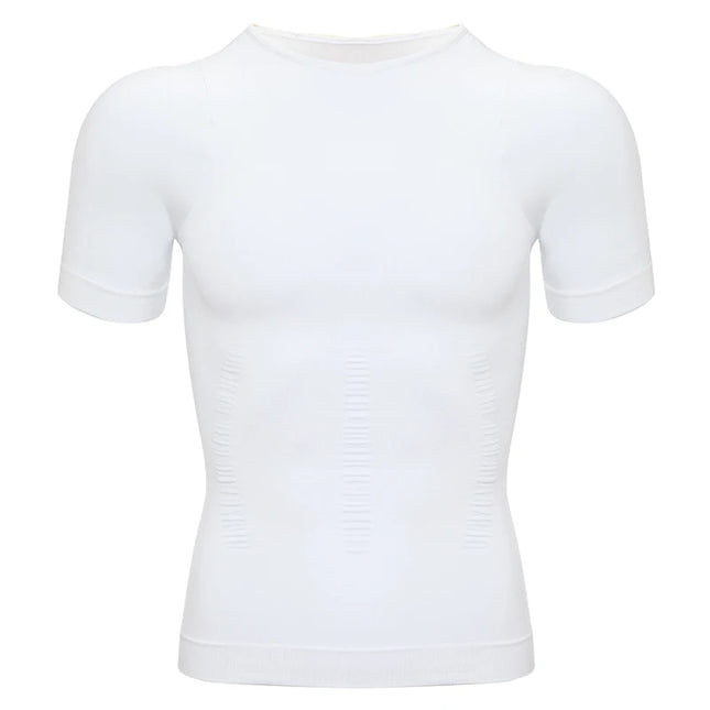 1/2 Piece Men's Body Shaper T-Shirt