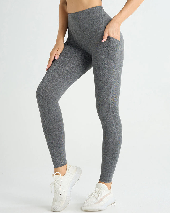 High-Waist Women's Stretch Leggings with Pockets