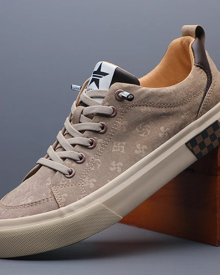 Men's Casual Canvas Sneakers - Breathable, Non-Slip, Comfortable Shoes