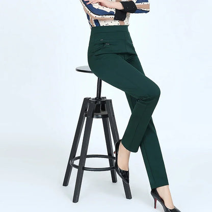 Women's High Waist Skinny Elastic Pants