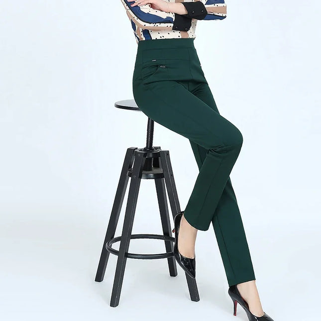 Women's High Waist Skinny Elastic Pants