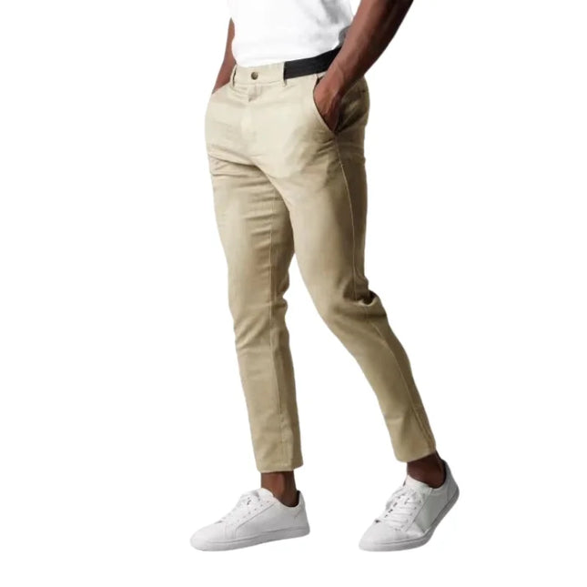 Men's Slim Fit Ankle-Length Casual Pants
