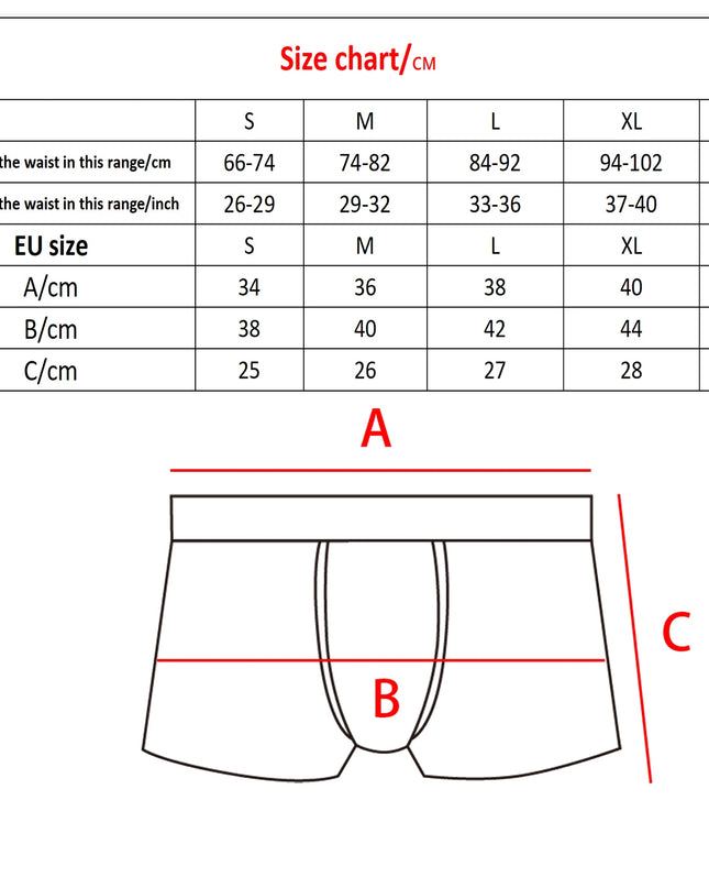 6-Pack Cotton Boxer Briefs for Men