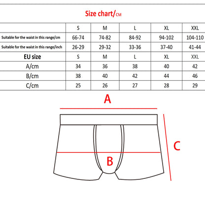 6-Pack Cotton Boxer Briefs for Men