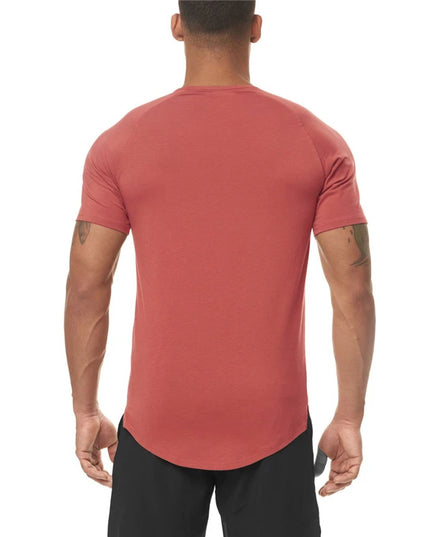 Men's Slim Fit Quick-Dry Breathable T-Shirt – Lightweight, Moisture-Wicking Activewear