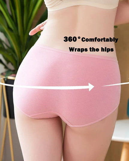 10 Piece Women's Cotton Seamless Boxer Briefs - Comfortable Breathable Underwear for Women