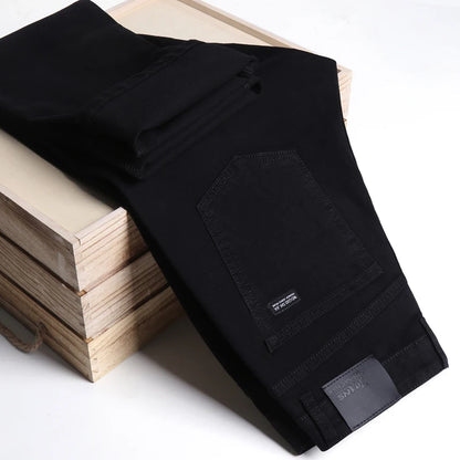 Men's Classic Stretch Slim Fit Straight Leg Denim Jeans