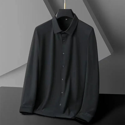 High-Stretch Men's Short Sleeve Casual Shirt