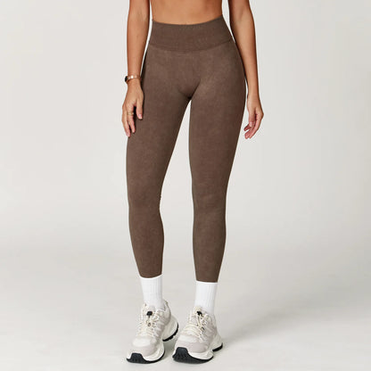 High Waist Women's Seamless Leggings - Performance Yoga and Workout Tights