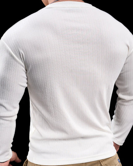 Men's Slim Fit Long Sleeve Sweater