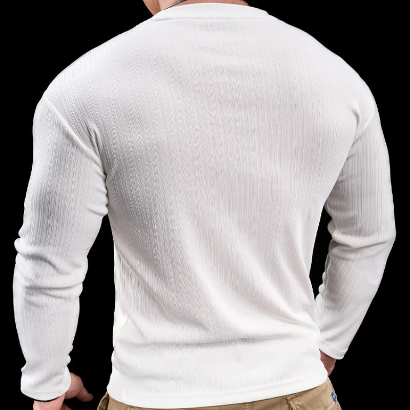 Men's Slim Fit Long Sleeve Sweater