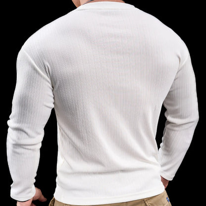 Men's Slim Fit Long Sleeve Sweater