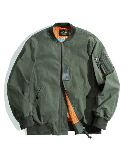 Men's Bomber Zipper Jacket -  Stylish Men's Casual Style Outwear