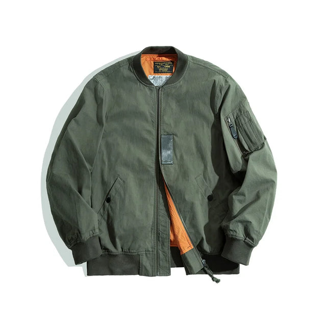 Men's Bomber Zipper Jacket -  Stylish Men's Casual Style Outwear