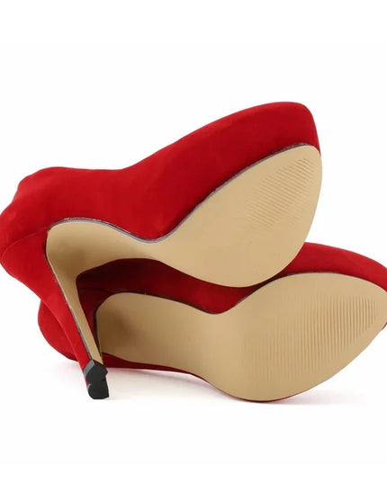 Women's 14cm Platform Heels - Super High Round Toe Stilettos