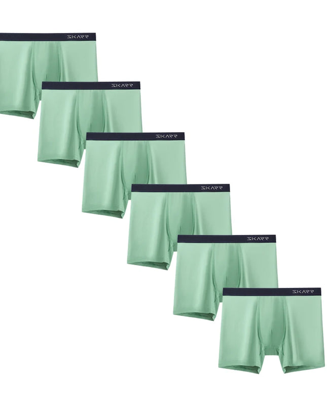 6-Pack Men's Boxer Briefs - Comfortable Trunks Shorts Underwear for Men