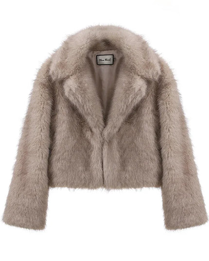 Women's Luxury Faux Fur Coat