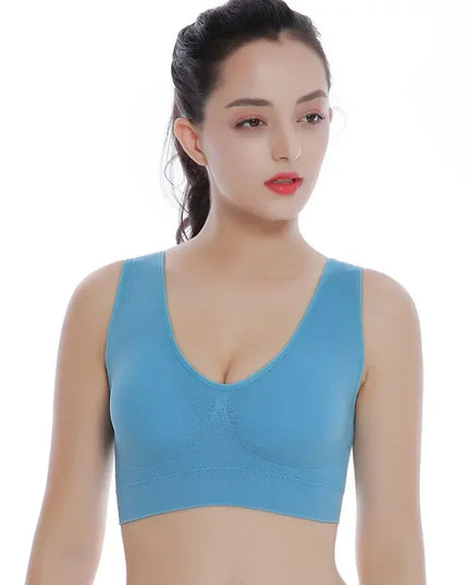 Seamless Women's Push-Up Wireless Bra with Removable Padding