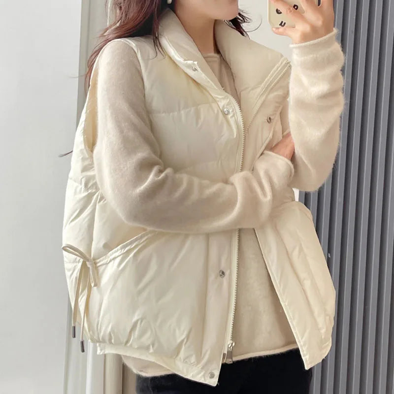 Women's Waistcoat Vest - Versatile & Warm Women's Jacket