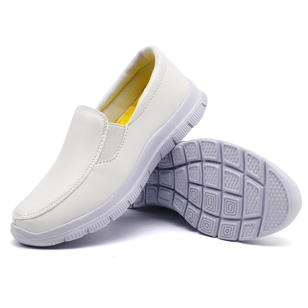Women's Breathable Non-Slip Flat Shoes with Thick Sole