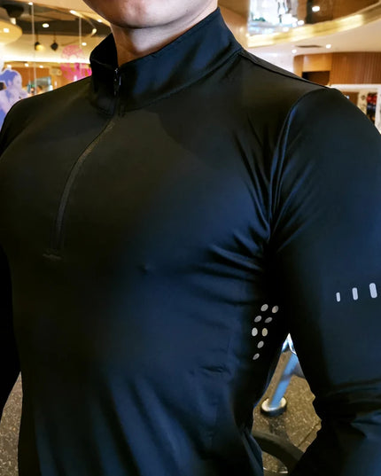 Men's Athletic Long Sleeve Compression Sweater
