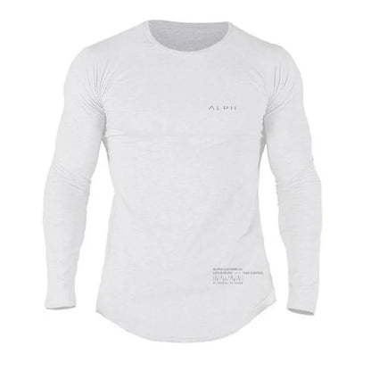 Men's Alph Fitness Cotton Casual Long Sleeve Sweater
