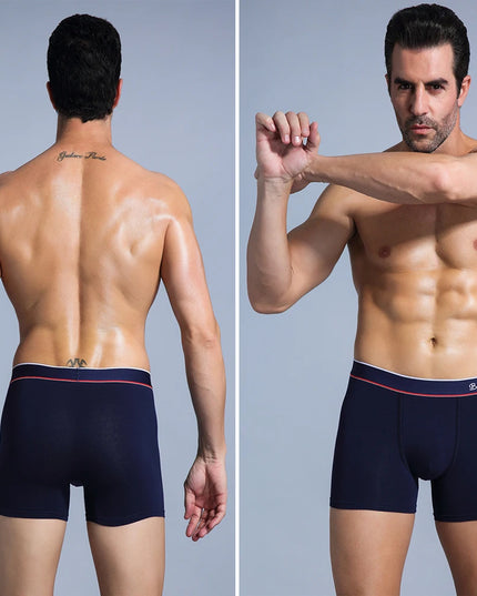 Men's Cotton Boxer Shorts - 5-Pack Comfortable Underwear for All-Day Wear