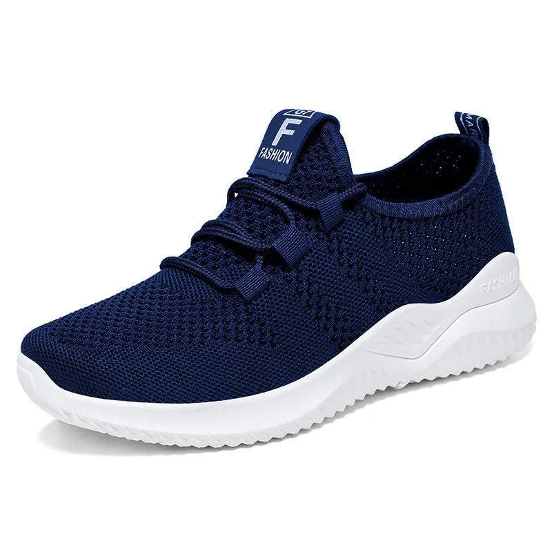 Women's Lightweight Breathable Mesh Running Shoes with Soft Bottom Comfort