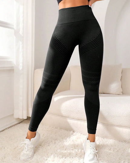 High-Waisted Elastic Yoga Pants for Women