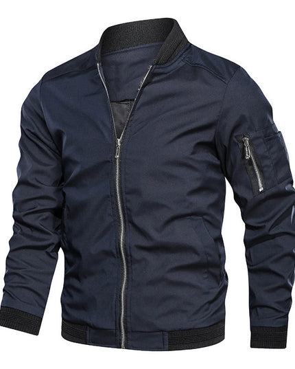 Men's Casual Slim Fit Bomber Jacket