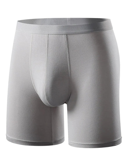 Men's Long Leg Boxer Briefs Multipack - 95% Bamboo Fiber & 5% Spandex