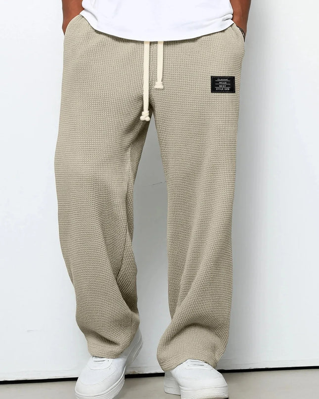 Men's Loose-Fit Wide-Leg Casual Sweatpants