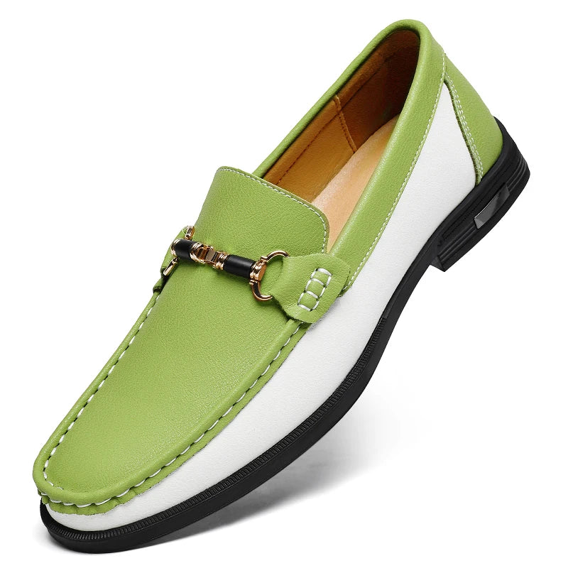 Men's   Breathable Soft Soled Casual Leather Shoes