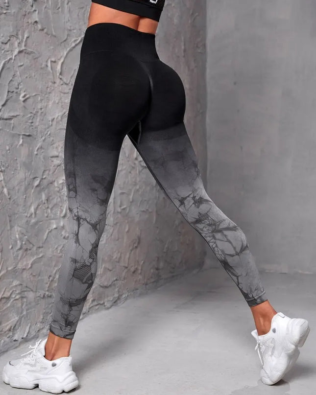 Women's High Waist Scrunch  Seamless Push Up Leggings