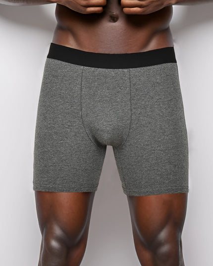 10-Pack Men’s Cotton Mid-Long Boxer Shorts – Comfortable & Breathable Underwear for Men
