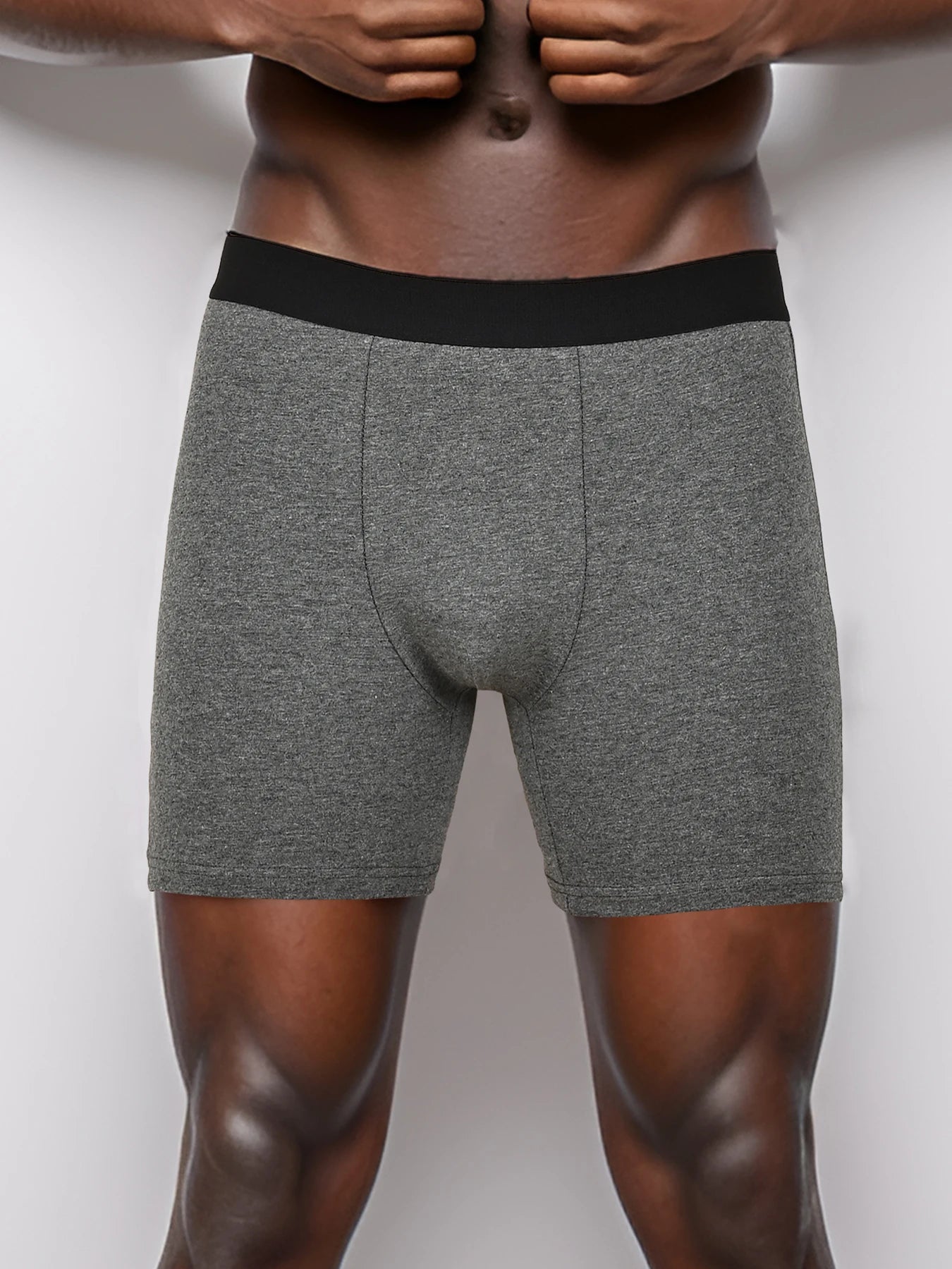 10-Pack Men’s Cotton Mid-Long Boxer Shorts – Comfortable & Breathable Underwear for Men